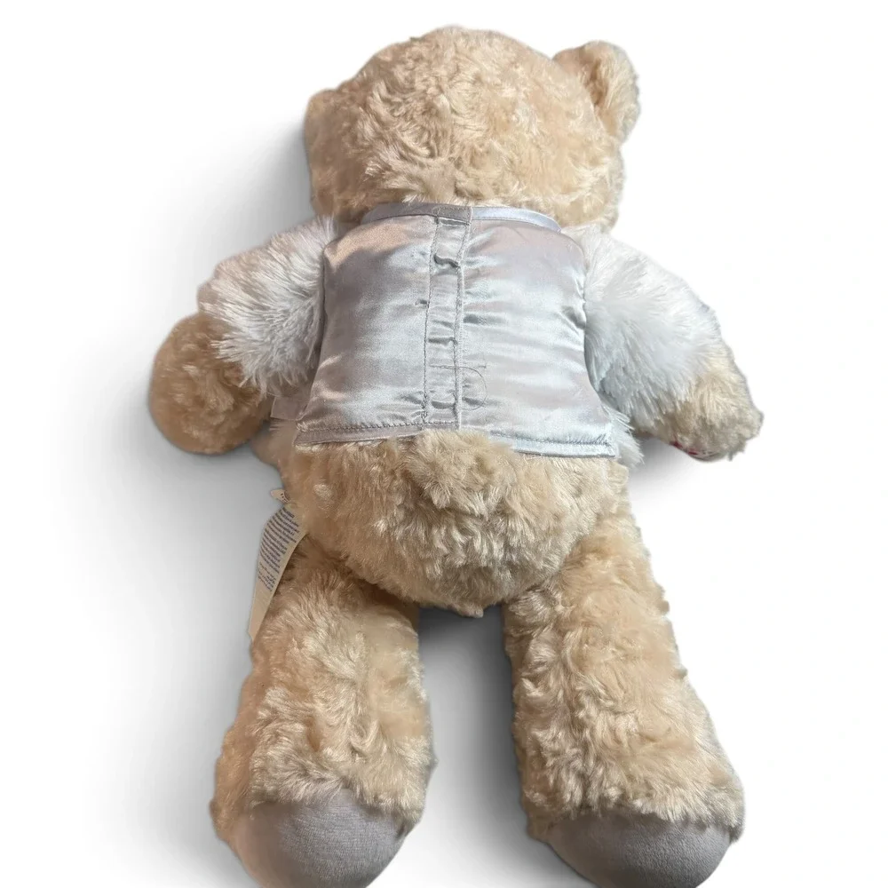 Build-A-Bear Workshop Pop Star Teddy Bear Pink Star Top Faux Fur